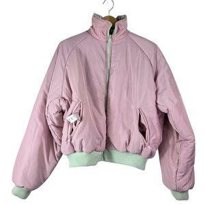 John Galt  Reversible filled  bomber jacket